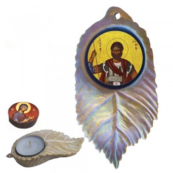 ΑΓΙΟΣ ΕΥΣΤΑΘΙΟΣ - Εικόνα σε Φύλλο με Ρεσώ