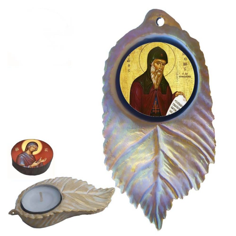 ΑΓΙΟΣ ΓΕΡΑΣΙΜΟΣ - Εικόνα σε Φύλλο με Ρεσώ