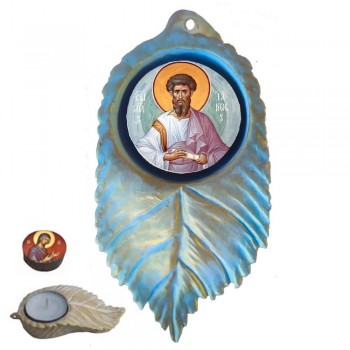 ΑΓΙΟΣ ΙΑΚΩΒΟΣ - Εικόνα σε Φύλλο με Ρεσώ