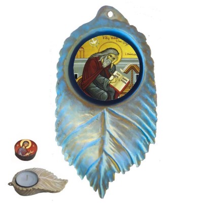 ΑΓΙΟΣ ΙΣΑΑΚ - Εικόνα σε Φύλλο με Ρεσώ