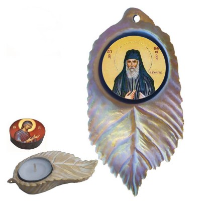 ΑΓΙΟΣ ΠΑΪΣΙΟΣ - Εικόνα σε Φύλλο με Ρεσώ