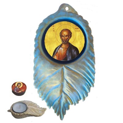 ΑΓΙΟΣ ΣΙΜΩΝ - Εικόνα σε Φύλλο με Ρεσώ