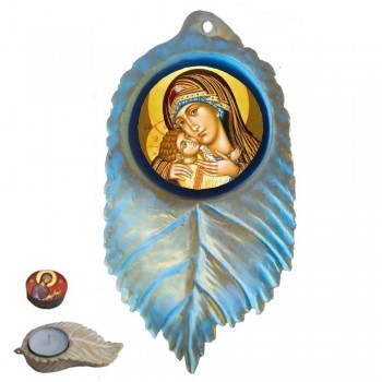 ΠΑΝΑΓΙΑ ΜΗΤΗΡ ΘΕΟΥ - Εικόνα σε Φύλλο με Ρεσώ