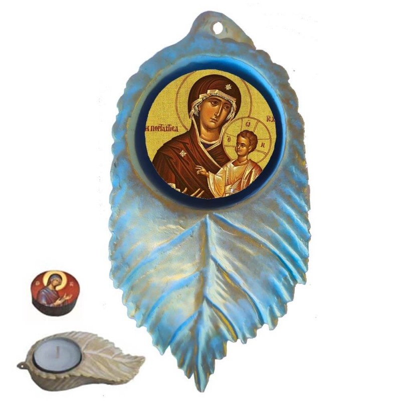 ΠΑΝΑΓΙΑ ΠΟΡΤΑΪΤΙΣΣΑ - Εικόνα σε Φύλλο με Ρεσώ