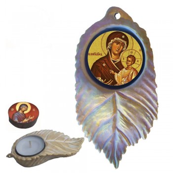 ΠΑΝΑΓΙΑ ΠΟΡΤΑΪΤΙΣΣΑ - Εικόνα σε Φύλλο με Ρεσώ