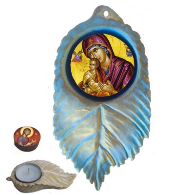 ΠΑΝΑΓΙΑ ΤΟΥ ΠΑΘΟΥΣ - Εικόνα σε Φύλλο με Ρεσώ