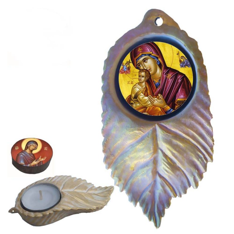 ΠΑΝΑΓΙΑ ΤΟΥ ΠΑΘΟΥΣ - Εικόνα σε Φύλλο με Ρεσώ