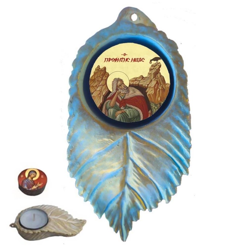 ΠΡΟΦΗΤΗΣ ΗΛΙΑΣ - Εικόνα σε Φύλλο με Ρεσώ