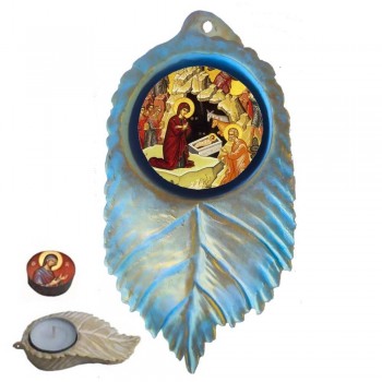 ΓΕΝΝΗΣΗ ΧΡΙΣΤΟΥ - Εικόνα σε Φύλλο με Ρεσώ