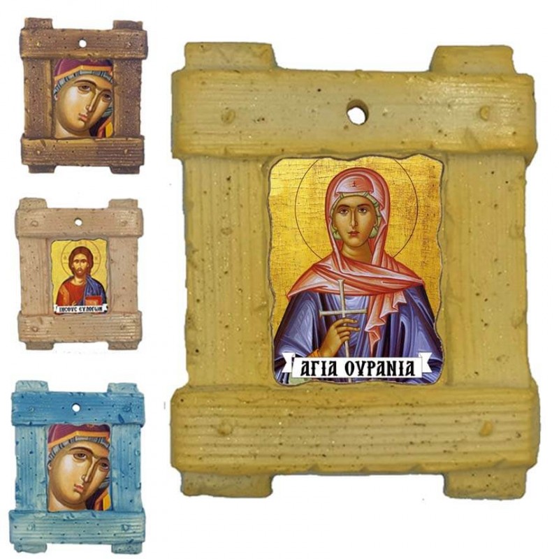 ΑΓΙΑ ΟΥΡΑΝΙΑ - Εικόνα σε Κεραμικό Καδράκι 