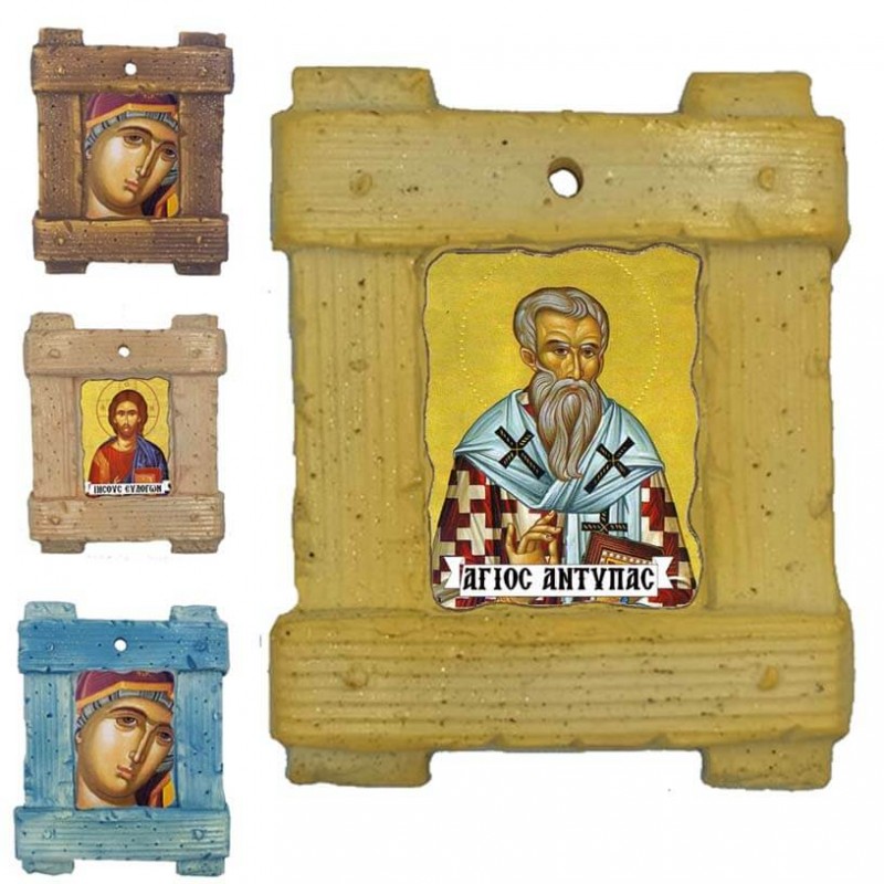 ΑΓΙΟΣ ΑΝΤΥΠΑΣ - Εικόνα σε Κεραμικό Καδράκι 