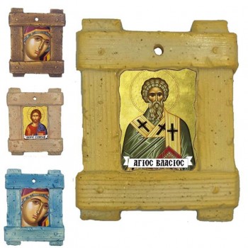 ΑΓΙΟΣ ΒΛΑΣΙΟΣ - Εικόνα σε Κεραμικό Καδράκι 