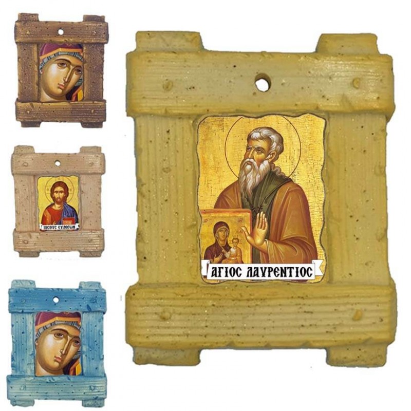 ΑΓΙΟΣ ΛΑΥΡΕΝΤΙΟΣ - Εικόνα σε Κεραμικό Καδράκι 