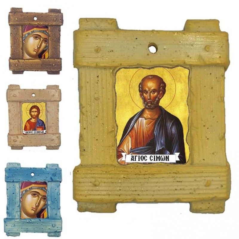 ΑΓΙΟΣ ΣΙΜΩΝ - Εικόνα σε Κεραμικό Καδράκι 