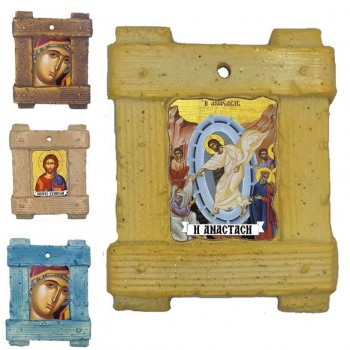 ΑΝΑΣΤΑΣΗ ΧΡΙΣΤΟΥ - Εικόνα σε Κεραμικό Καδράκι 