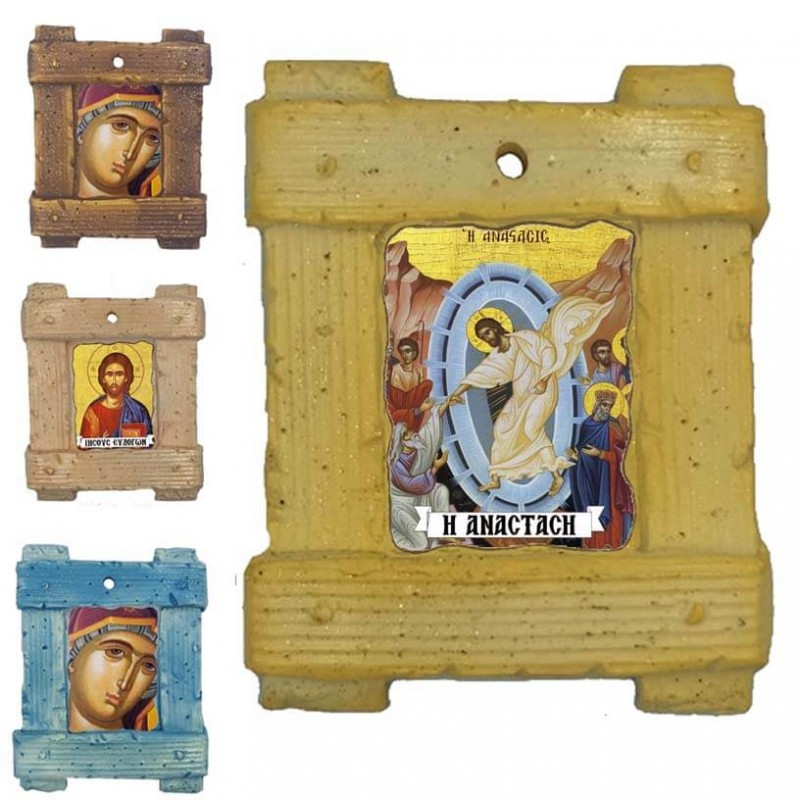 ΑΝΑΣΤΑΣΗ ΧΡΙΣΤΟΥ - Εικόνα σε Κεραμικό Καδράκι 