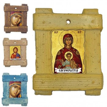 ΠΑΝΑΓΙΑ ΕΛΕΥΘΕΡΩΤΡΙΑ  - Εικόνα σε Κεραμικό Καδράκι 