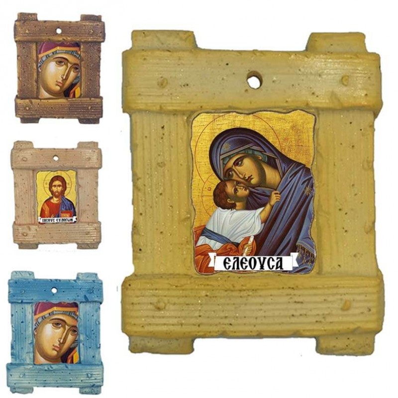 ΠΑΝΑΓΙΑ ΕΛΕΟΥΣΑ - Εικόνα σε Κεραμικό Καδράκι 