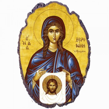 Αγία Βερονίκη - Πέτρινη Εικόνα Βάσης & Τοίχου 21cm