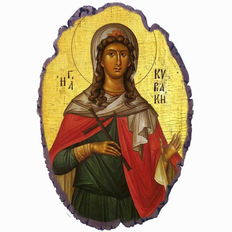 Αγία Κυριακή - Πέτρινη Εικόνα Βάσης & Τοίχου 21cm