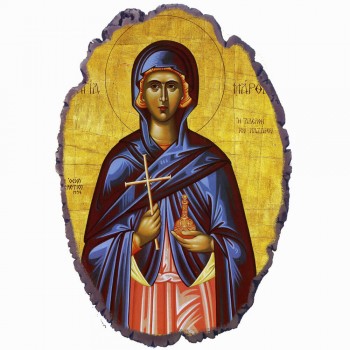 Αγία Μάρθα - Πέτρινη Εικόνα Βάσης & Τοίχου 21cm