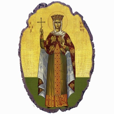 Αγία Υπομονή - Πέτρινη Εικόνα Βάσης & Τοίχου 21cm