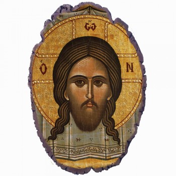 Άγιον Μανδήλιον - Πέτρινη Εικόνα Βάσης & Τοίχου 21cm