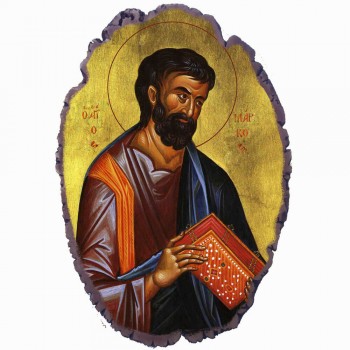 Άγιος Μάρκος - Πέτρινη Εικόνα Βάσης & Τοίχου 21cm