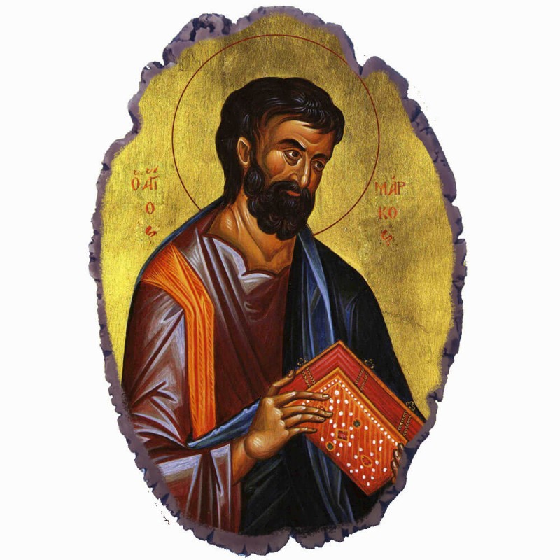 Άγιος Μάρκος - Πέτρινη Εικόνα Βάσης & Τοίχου 21cm