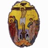 Σταύρωση Του Χριστού - Πέτρινη Εικόνα Βάσης & Τοίχου 21cm