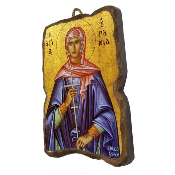 ΑΓΙΑ ΟΥΡΑΝΙΑ - Ορθογώνια Κεραμική Εικονίτσα 8,5cm