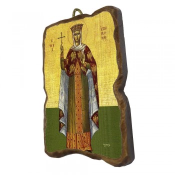 ΑΓΙΑ ΥΠΟΜΟΝΗ - Ορθογώνια Κεραμική Εικονίτσα 8,5cm