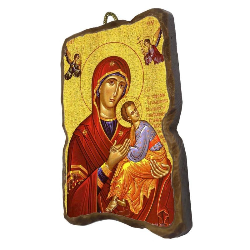 ΠΑΝΑΓΙΑ ΘΕΟΤΟΚΟΣ - Ορθογώνια Κεραμική Εικονίτσα 8,5cm