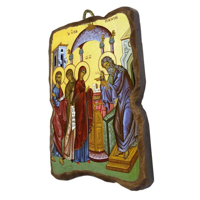 ΥΠΑΠΑΝΤΗ - Ορθογώνια Κεραμική Εικονίτσα 8,5cm