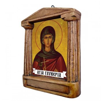 Αγία Γλυκερία - Εικόνισμα με Κίονες