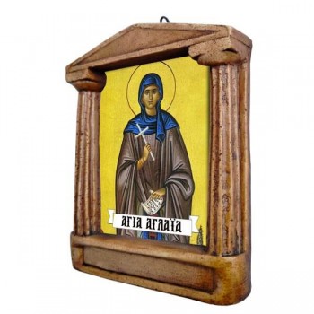 Αγία Αγλαϊα - Εικόνισμα με Κίονες