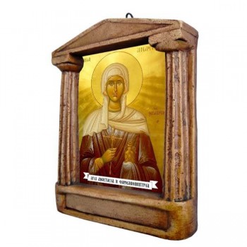 Αγία Αναστασία η Φαρμακολύτρια - Εικόνισμα με Κίονες