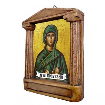 Αγία Πολυξένη - Εικόνισμα με Κίονες