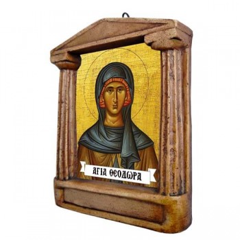 Αγία Θεοδώρα - Εικόνισμα με Κίονες