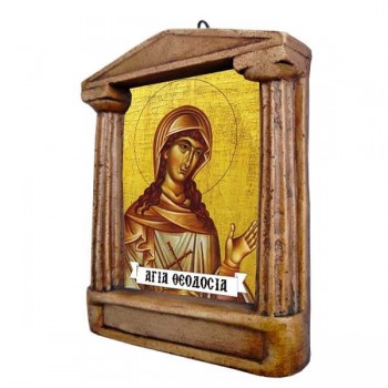 Αγία Θεοδοσία - Εικόνισμα με Κίονες