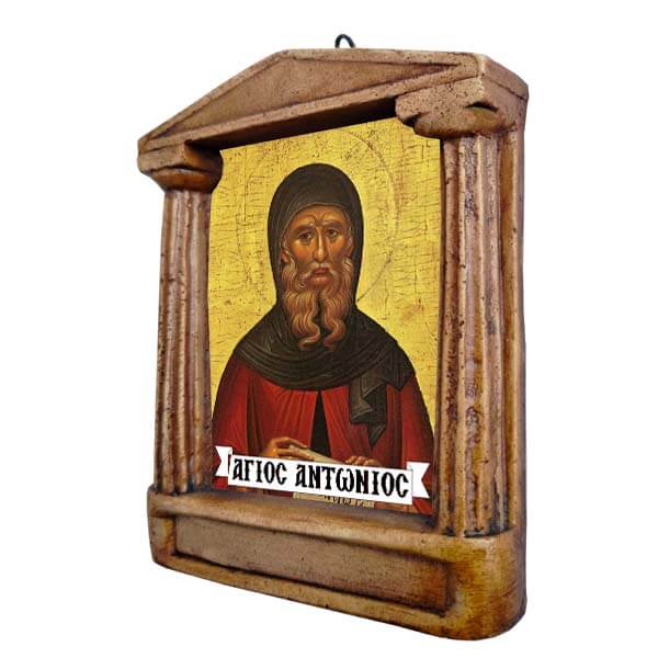 Άγιος Αντώνιος - Εικόνισμα με Κίονες