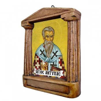 Άγιος Αντύπας - Εικόνισμα με Κίονες