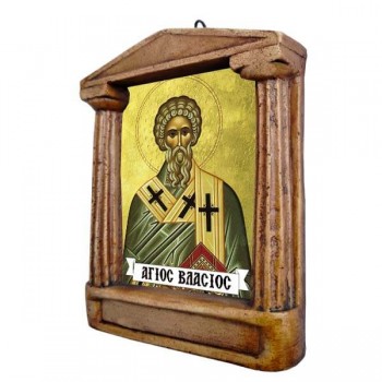 Άγιος Βλάσιος - Εικόνισμα με Κίονες