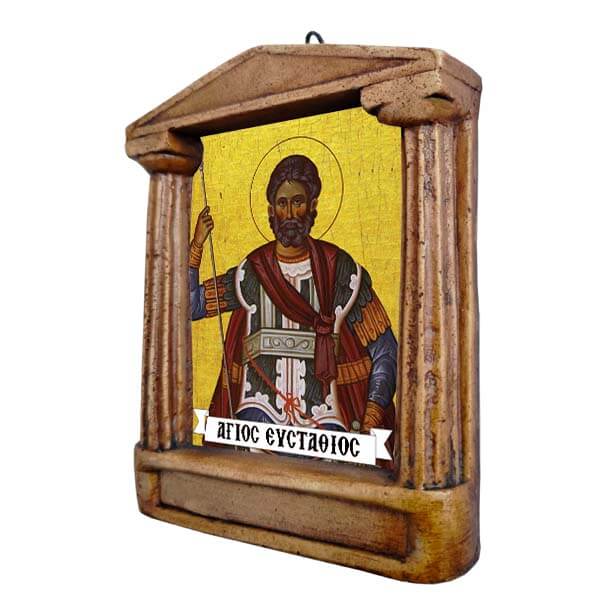Άγιος Ευστάθιος - Εικόνισμα με Κίονες