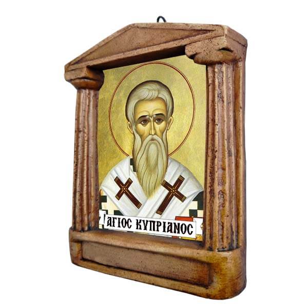 Αγιος Κυπριανός - Εικόνισμα με Κίονες