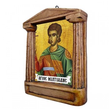 Αγιος Μιλτιάδης - Εικόνισμα με Κίονες