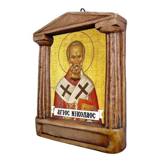 Αγιος Νικόλαος - Εικόνισμα με Κίονες