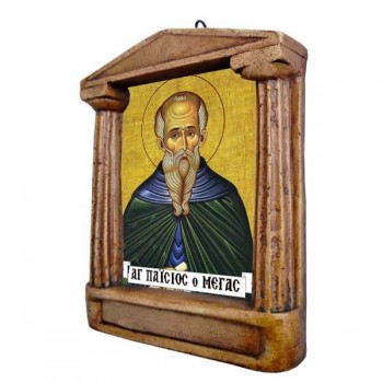 Αγιος Παϊσιος ο Μέγας - Εικόνισμα με Κίονες