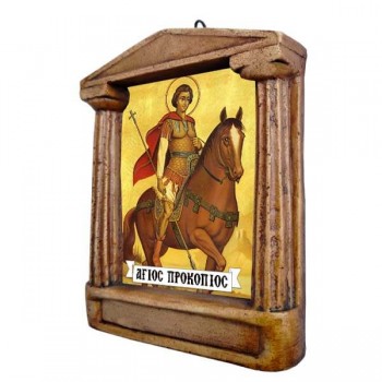 Αγιος Προκόπιος - Εικόνισμα με Κίονες