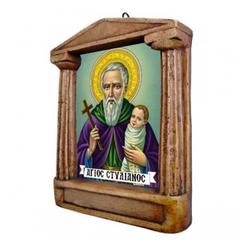 Αγιος Στυλιανός - Εικόνισμα με Κίονες